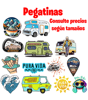 Pegatinas con fondo blanco