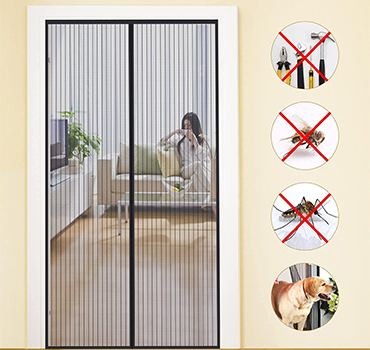 Cortina Mosquitera Magnética para Puertas