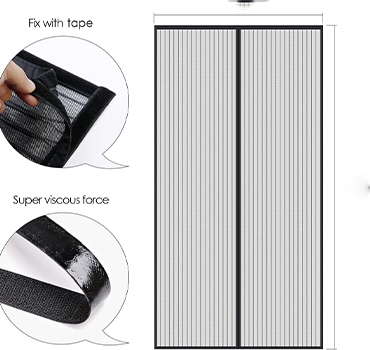 Cortina Mosquitera Magnética para Puertas